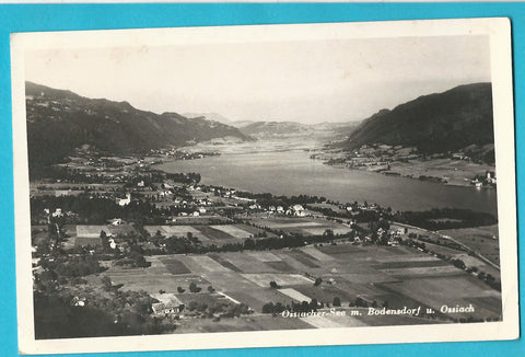 AK Ossiacher-See mit Bodensdorf u. Ossiach. (1952)