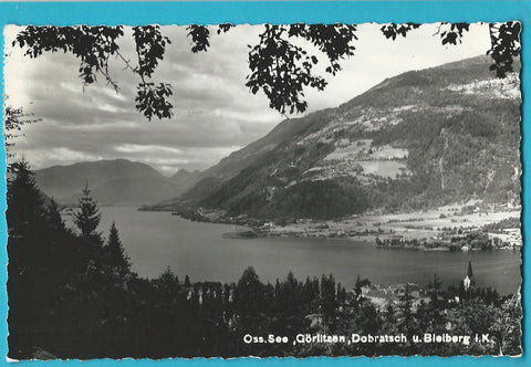 AK Ossiacher See Görlitzen, Dobratsch und Bleiberg i K.