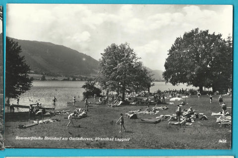 AK Steindorf am Ossiachersee. Strandbad Laggner.
