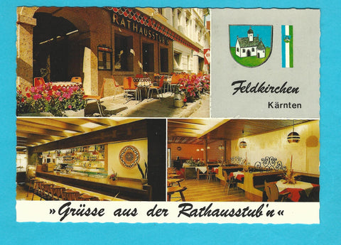 AK Feldkirchen Hauptplatz 6. Rathausstub'n.