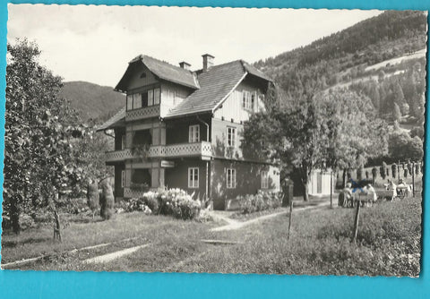 AK Landhaus Krenn. Bad Kleinkirchheim. Gelaufen in Feld am See.