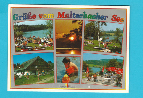 AK Grüße vom Maltschachersee.