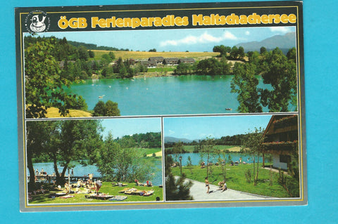 AK ÖGB Ferienparadies Maltschachersee. Briefelsdorf 7. Feldkirchen.