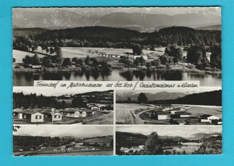 AK Feriendorf des Österr. Verbandes für Sozialtourismus am Maltschachersee bei Feldkirchen.