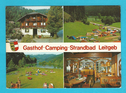 AK Steuerberg/Goggausee. Camping Strandbad Gasthof Leitgeb.