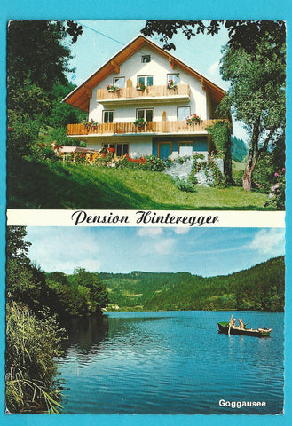 AK Edling. Pension Hinteregger. Goggausee.