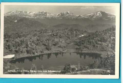 AK Turracherhöhe Schwarzsee vom Schoberriegl. (1941)