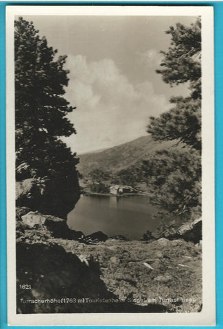 AK Turracherhöhe mit Touristenheim Siegel am Turrachersee. (1933)