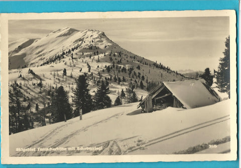 AK Skigebiet Turracherhöhe mit Schoberriegl.