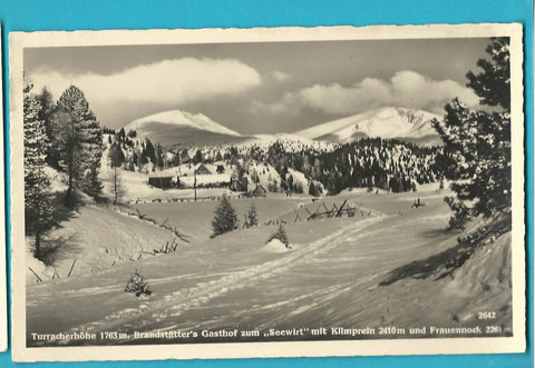 AK Turracherhöhe Brandstätter's Gasthof zum Seewirt mit Kilmprein und Frauennock.