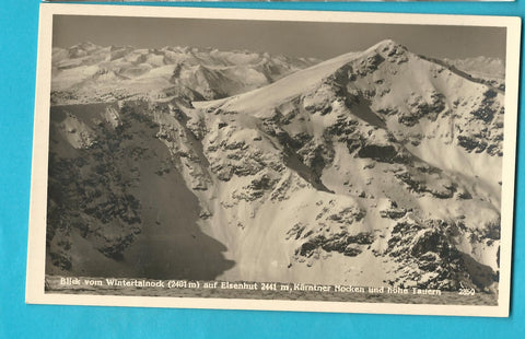 AK Blick vom Winterlalnock auf Eisenhut, Kärntner Nocken und hohe Tauern. (1935)