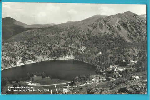 AK Turracherhöhe, Turrachersee mit Schoberriegel.
