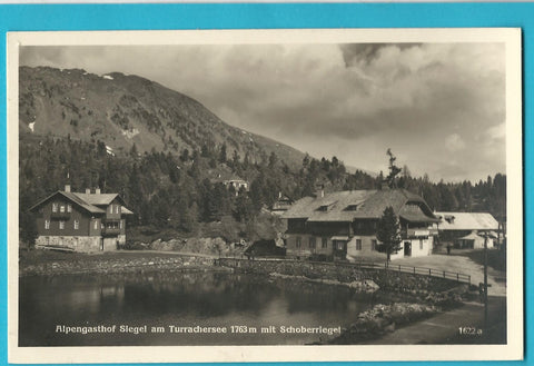 AK Alpengasthof Siegel am Turrachersee mit Schoberriegel. (1941)
