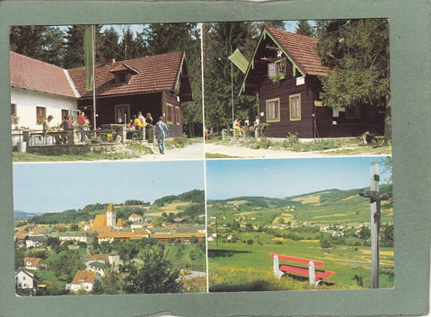 AK Die Braunberghütte zwischen Lasberg und St. Oswald.