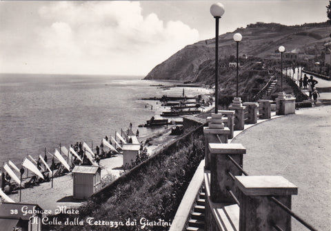 AK Gabicce Mare. Il Colle dalla Terrazza dei Giardini.