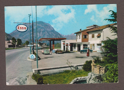 AK Taboga di Gemona. Stazione Esso. Bar Camping.