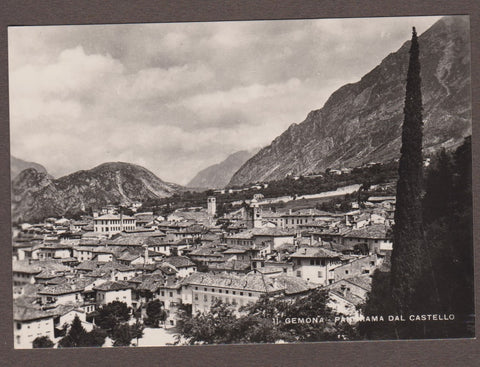AK Gemona - Panorama dal Castello.