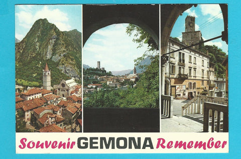 AK Souvenir Gemona Remember.