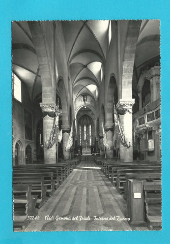 AK Gemona del Friuli - Interno del Duomo.