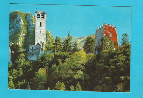 AK Gemona del Friuli. Il castello. Prima dei terremoti del 1976. Castelli Friuliani.
