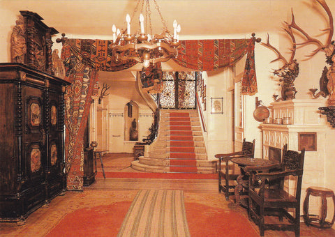 AK Bad Ischl. Lehar Villa. Eingangshalle.