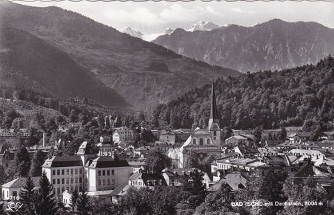 AK Bad Ischl mit Hohem Dachstein. 
