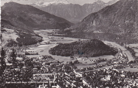 AK Bad Ischl mit dem Hohem Dachstein. 