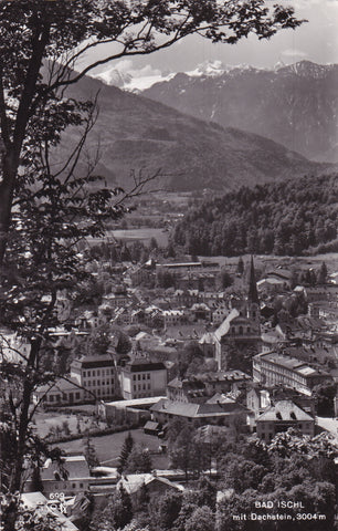 AK Bad Ischl mit Dachstein.