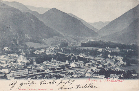 AK Ischl & Traunthal. (um1900)