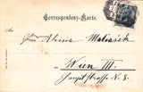 AK Bad Ischl. Kaiserin Elisabeth-Brücke und Hotel Elisabeth (um1904)