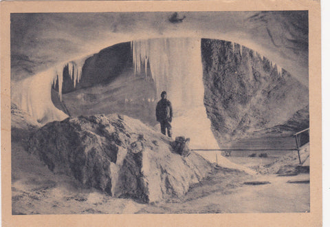 AK Portal der Dachstein-Rieseneishöhle bei Obertraun. Tristan-Dom, Große Eiskapelle.