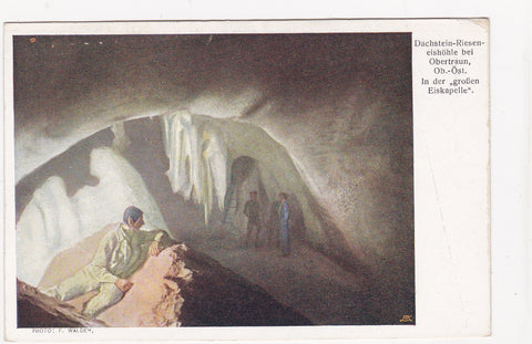 AK Dachstein-Rieseneishöhle bei Obertraun. In der großen Eiskapelle.