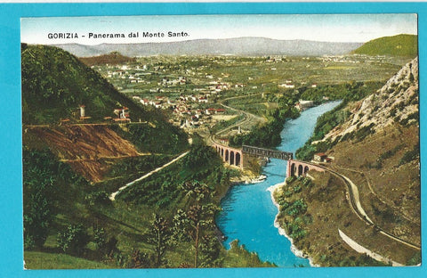AK Gorizia - Panorama dal Monte Santo. (1924-25)