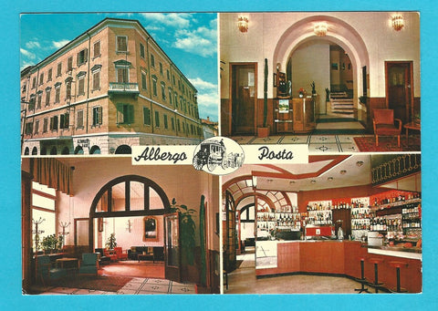 AK Gorizia. Albergo Posta.  Via Garibaldi 7.