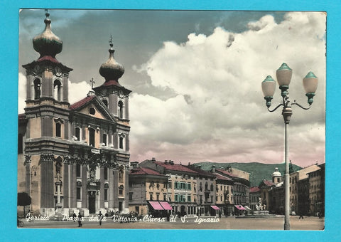 AK Gorizia - Piazza della Vittoria - Chiesa di S. Ignazio.