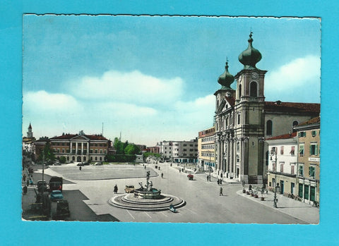 AK Gorizia. Piazza della Vittoria e Chiesa di S. Ignazio.