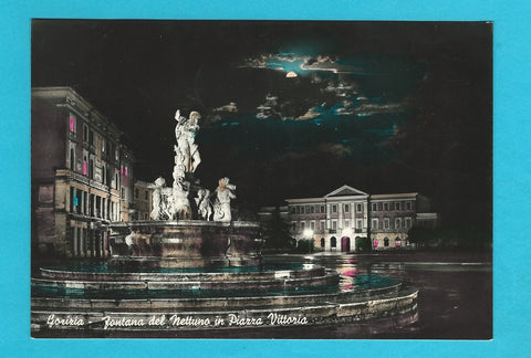 AK Gorizia - Fontana del Nettuno in Piazza Vittoria.