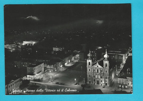 AK Gorizia - Piazza della Vittoria ed il Calvario.