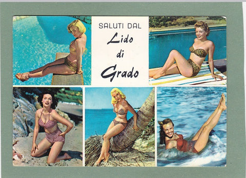 AK Saluti dal Lido di Grado.