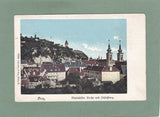 AK Graz. Mariahilfer Kirche und Schloßberg.