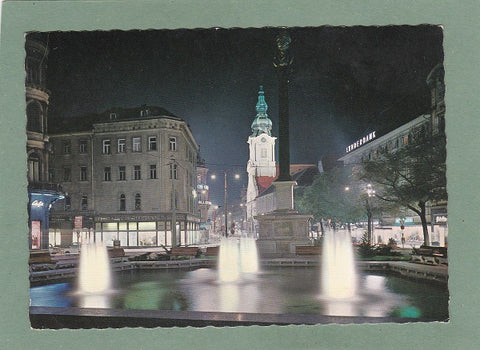AK Graz bei Nacht. Am Eisernen  Tor.