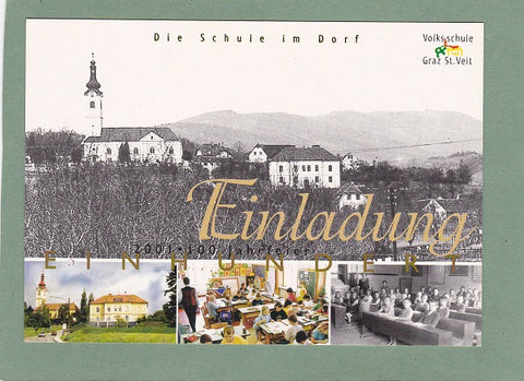 AK 100 Jahre Volksschule Graz St. Veit. 2001.