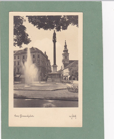 AK,  Graz, Bismarckplatz.