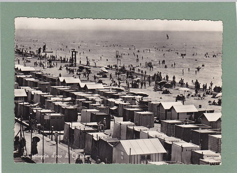 AK La spiaggia d'oro di Grado.