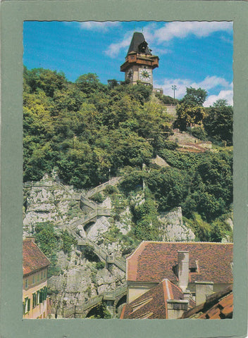 AK Graz. Schloßbergsteig.