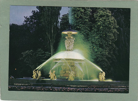 AK Graz. Stadtparkbrunnen (Festbeleuchtung).