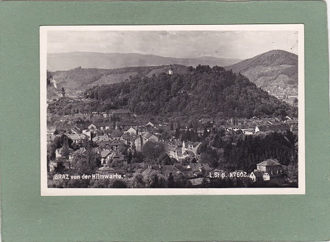 AK Graz von der Hilmwarte.
