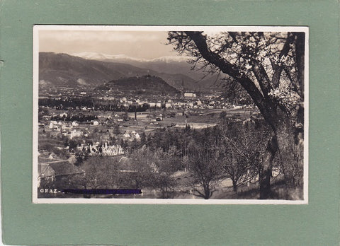 AK Graz. (Blick Richtung Schloßberg vom Südosten).