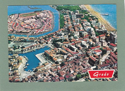 AK Grado Veduta aerea con l'isola della Schiusa.