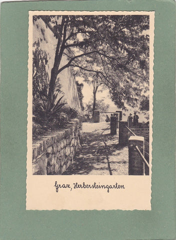 AK Graz. Herbersteingarten.